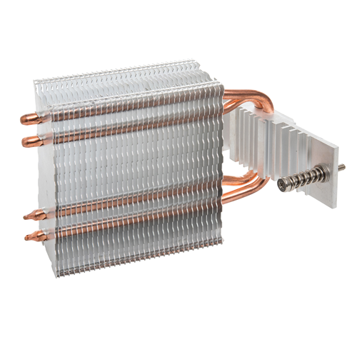 Heat Sink Combined with a Heat Pipe